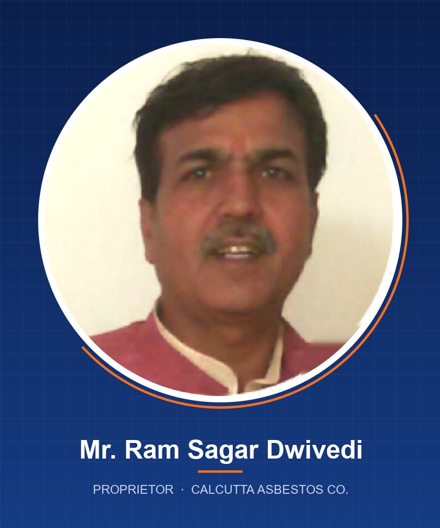 Mr. Ram Sagar Dwivedi, Proprietor of Calcutta Asbestos Co., Raipur